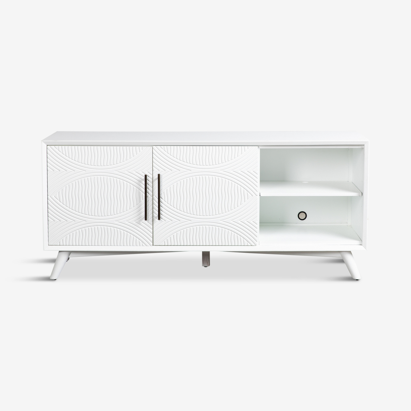 549 Zen Media Console White Front (2020)