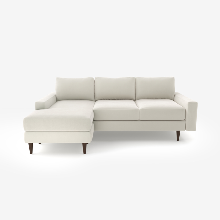 Brooks Sectional, Reversible, Wide, White