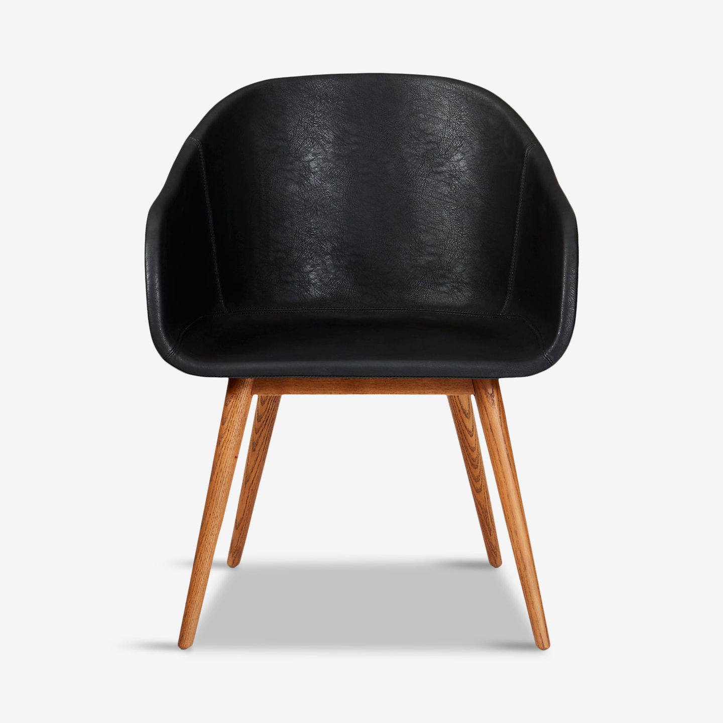 499 Venice Studio Black Task Office Chair Front (2020)