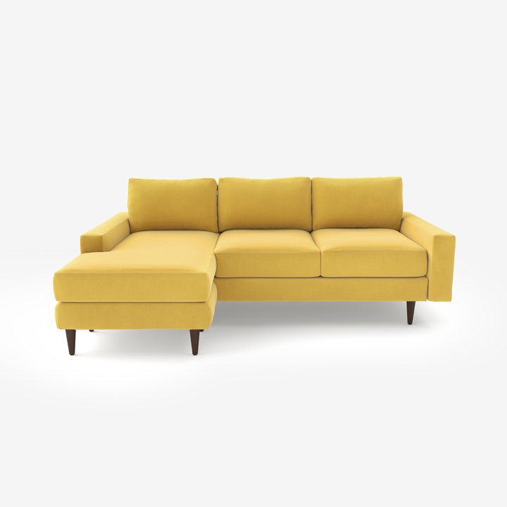 Brooks Sectional, Reversible, Wide, Yellow
