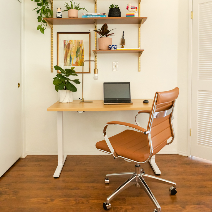 terracotta desk chair