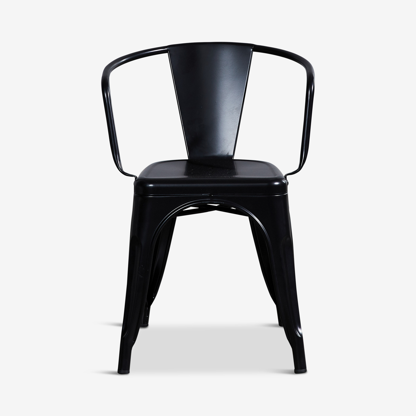 415_Trattoria-Arm-Chair-Black_Flat-Front 2020
