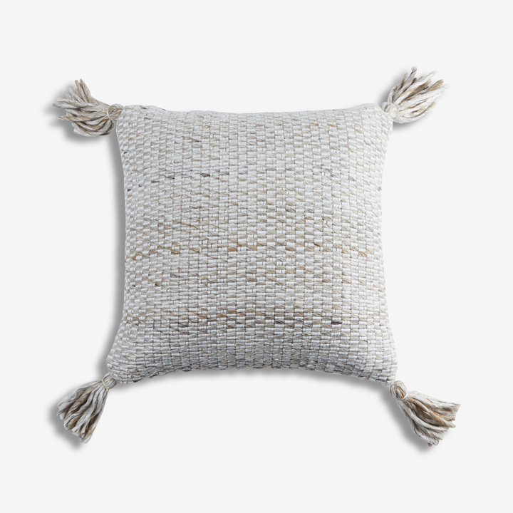 Ed Ivory/Grey Throw Pillow