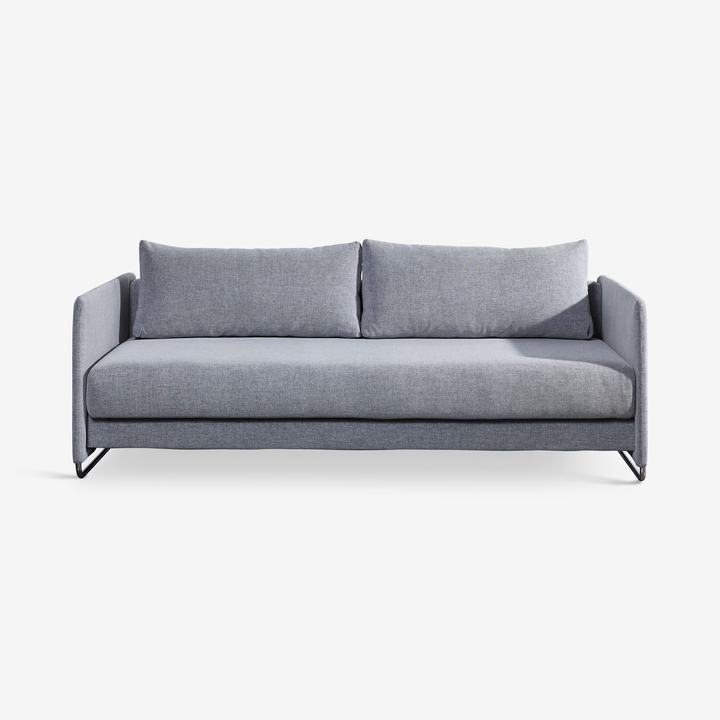 Tandom Sleeper Sofa, Microgrid Grey