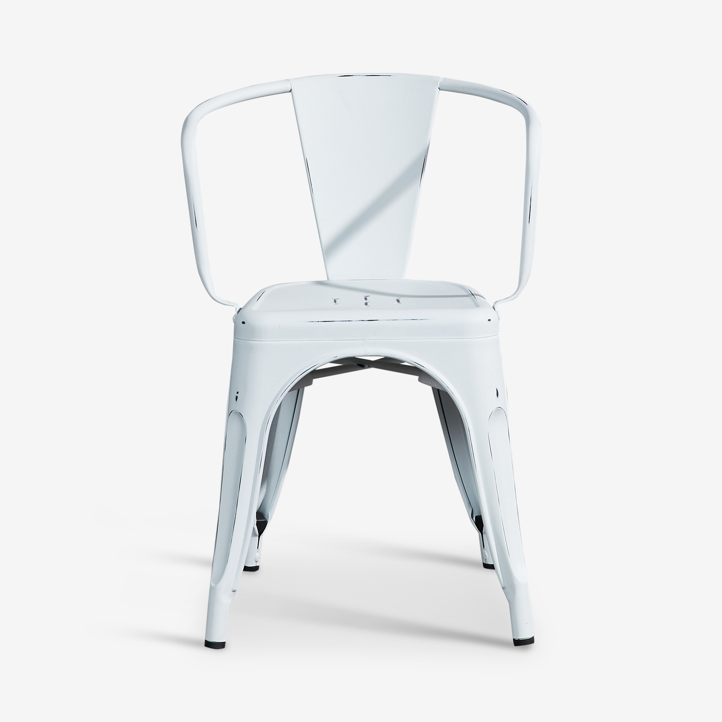 199_Trattoria-Arm-Chair-Distressed-White_Flat-Front 2020